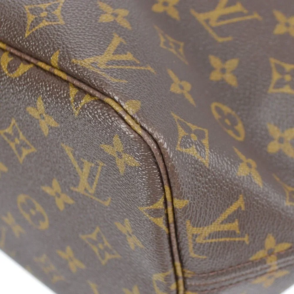 Louis Vuitton Neverfull MM Shoulder Tote Bag Monogram